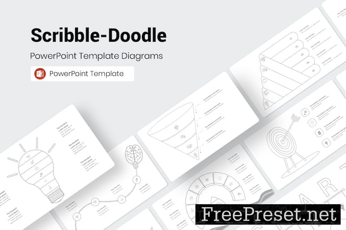 Scribble-Doodle Infographics PowerPoint YTHXF8S