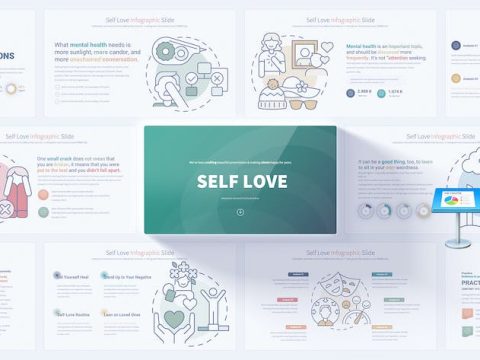 Self Love - Keynote Infographics Slides LYJT2HZ