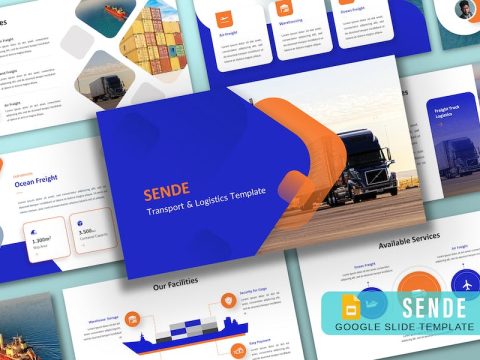 SENDE – Transportation Google Slide Template TFEQYDQ