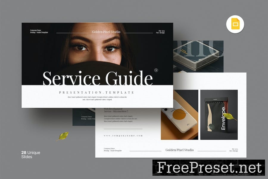 Service Guide Google Slide Template 6ZSGWCU