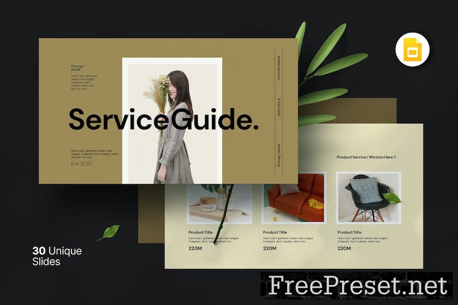 Services & Pricing Guide Template 5ZMNRAY