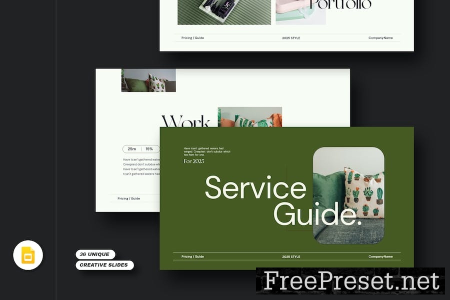 Services & Pricing Guide Template LPXCSAQ