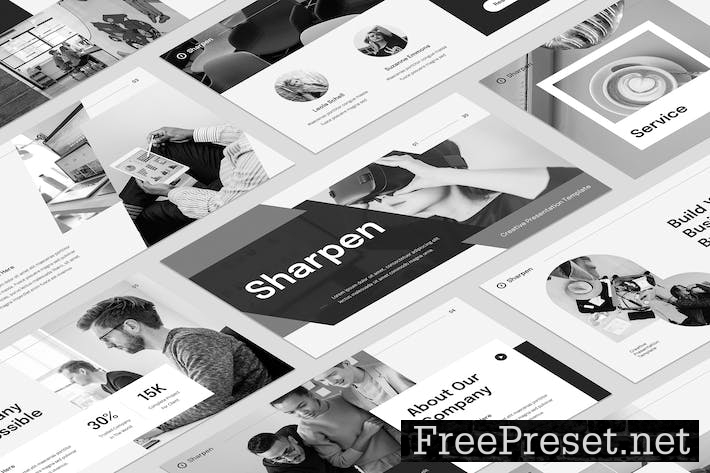 Sharpen - Creative Keynote Template ANEF865