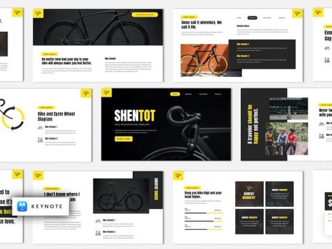 Shentot - Bicycle Sports Club Keynote Template MPSVC84