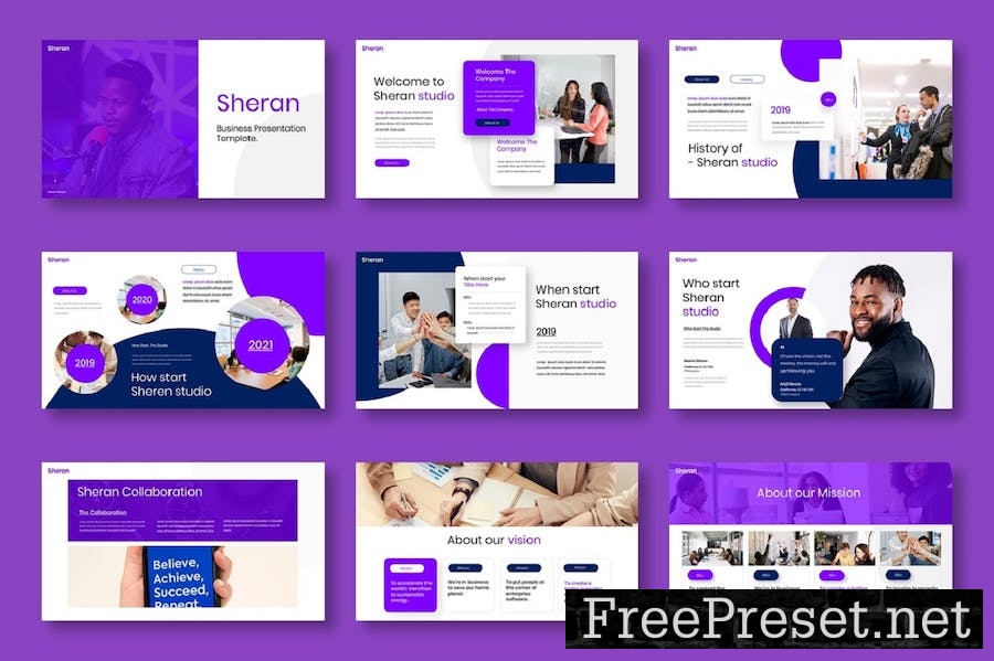 Sheran – Business Keynote Template HRHPMMJ