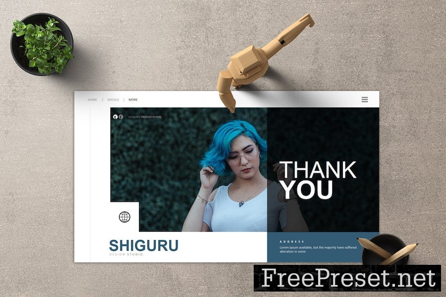 Shiguru - Powerpoint Template JKPXU9E