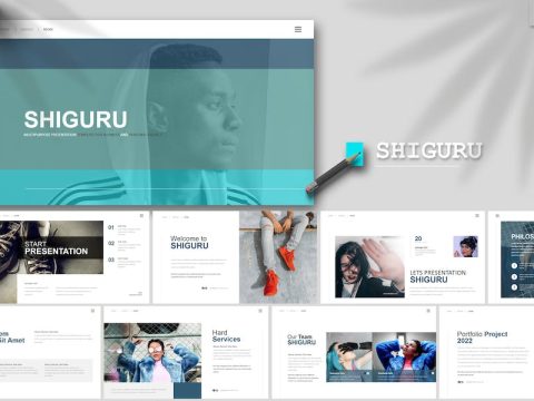 Shiguru - Powerpoint Template JKPXU9E