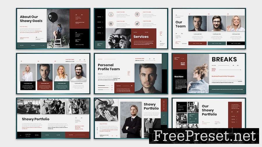 Showy- - Business Presentation Keynote Template S4QFCFY