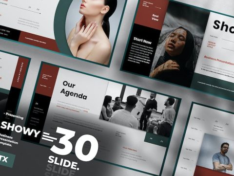 Showy- - Business Presentation Keynote Template S4QFCFY