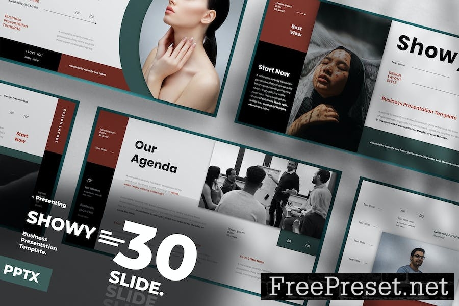 Showy- - Business Presentation Keynote Template S4QFCFY