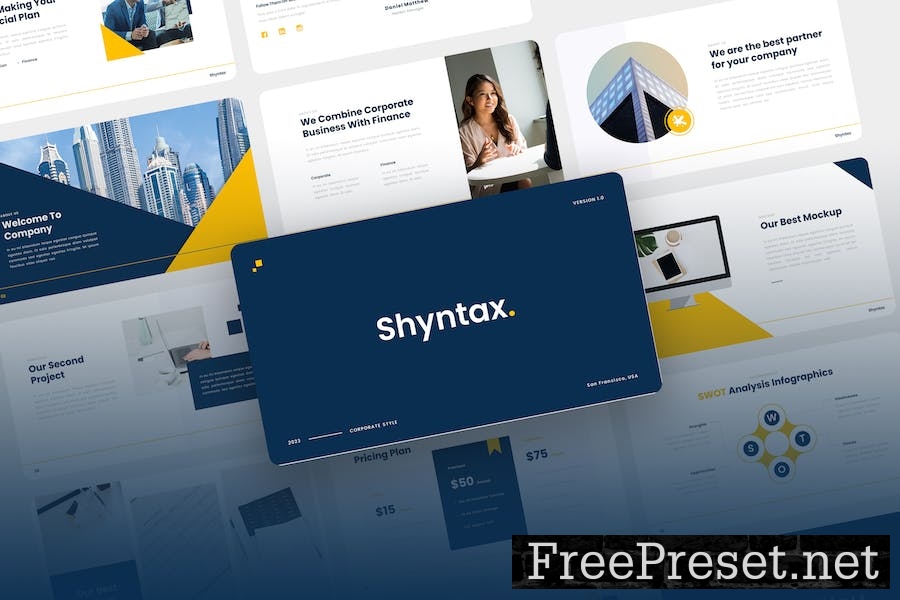 Shyntax - Business Agency Keynote Template GBG85HF