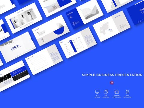 Simple Business Presentation Keynote 4LTHX99