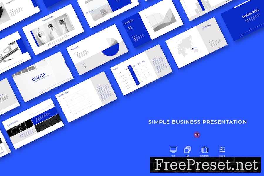 Simple Business Presentation Keynote 4LTHX99