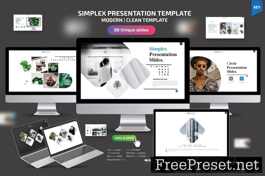 Simplex Keynote Template M6KX3PU