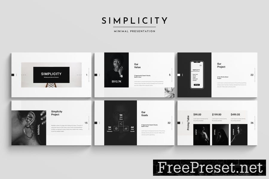 Simplicity Google Slides Presentation Template