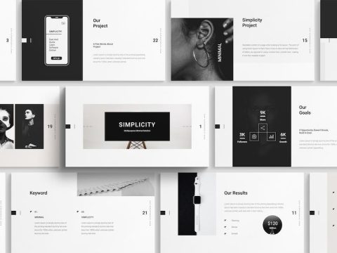 Simplicity Keynote Presentation Template BUAJYBE