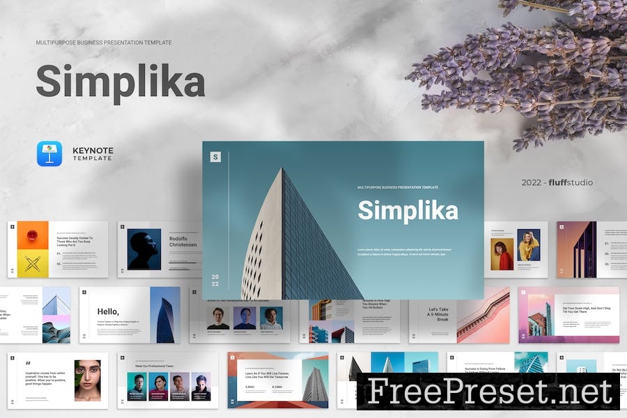 Simplika - Minimalist Keynote Template 4W8BT3S