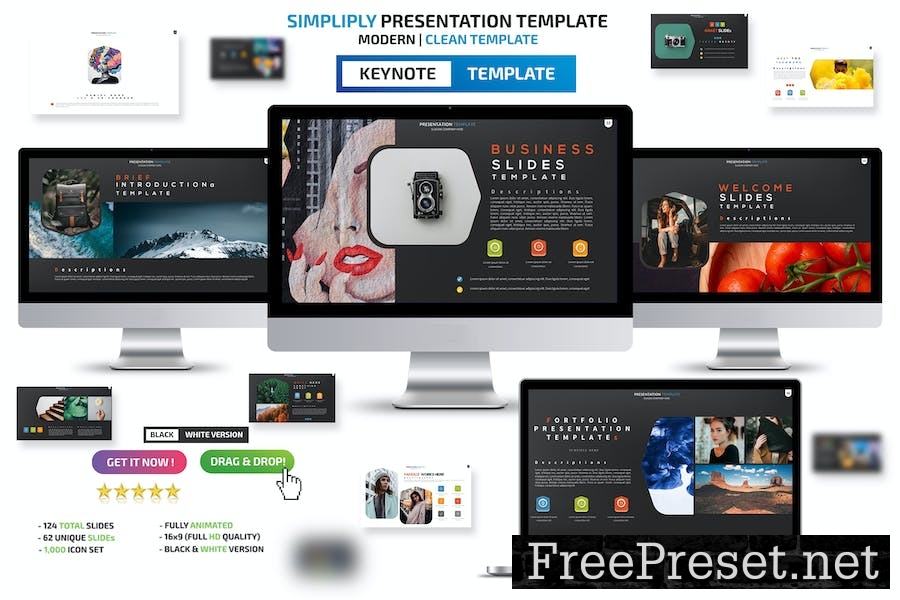 Simpliply Keynote Presentation Templates RCJQLNK