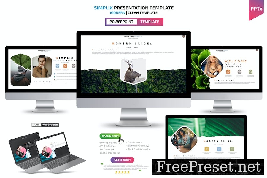 Simplix Powerpoint Presentation Templates NENZHAR