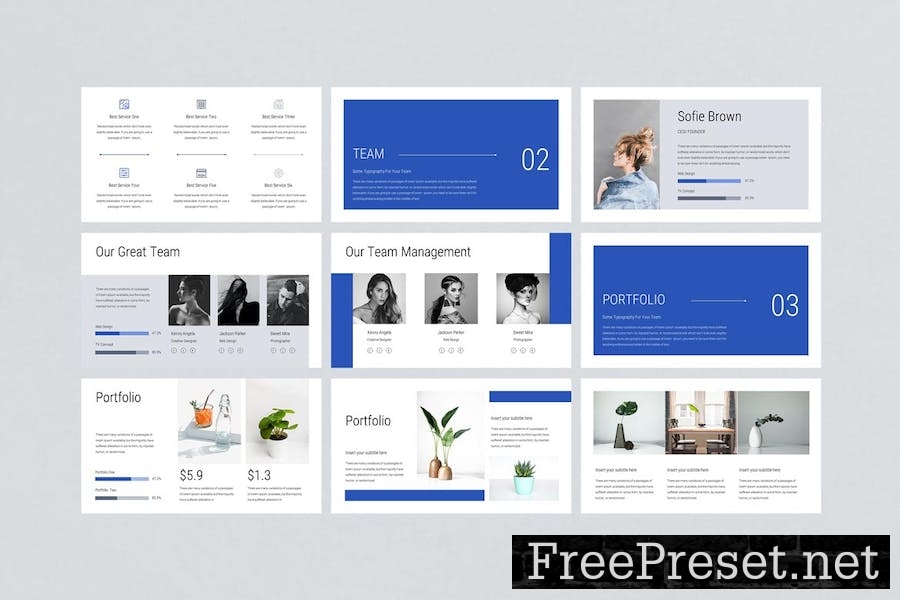 Simply Creative Keynote Presentation Template Y2WVJRE