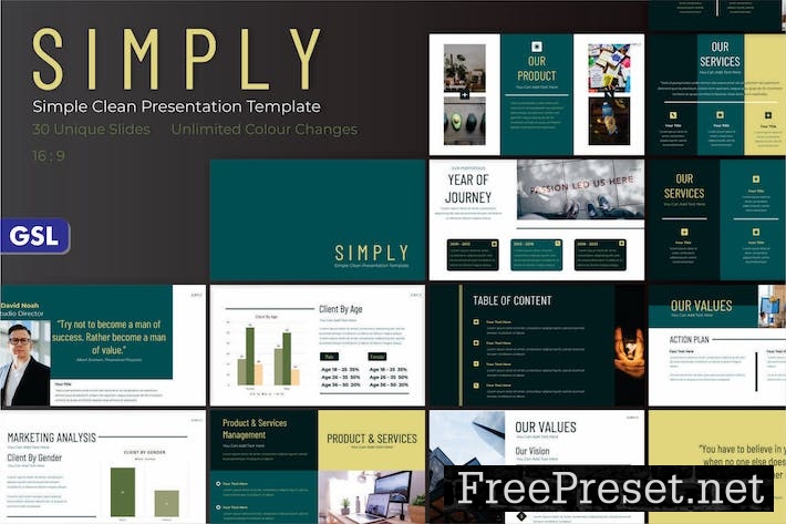 SIMPLY Digital Business Profile GSL Templates 002 5HU9DQW