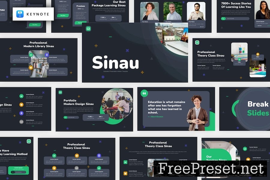 Sinau - Education Keynote Template YCHMF7B