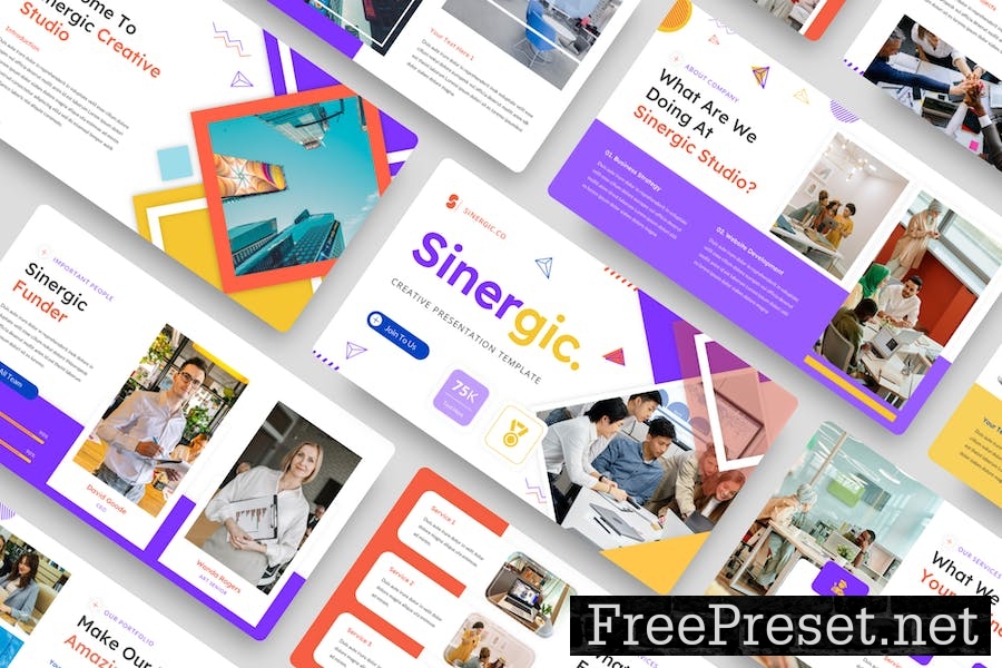 Sinergic - Creative Keynote Template