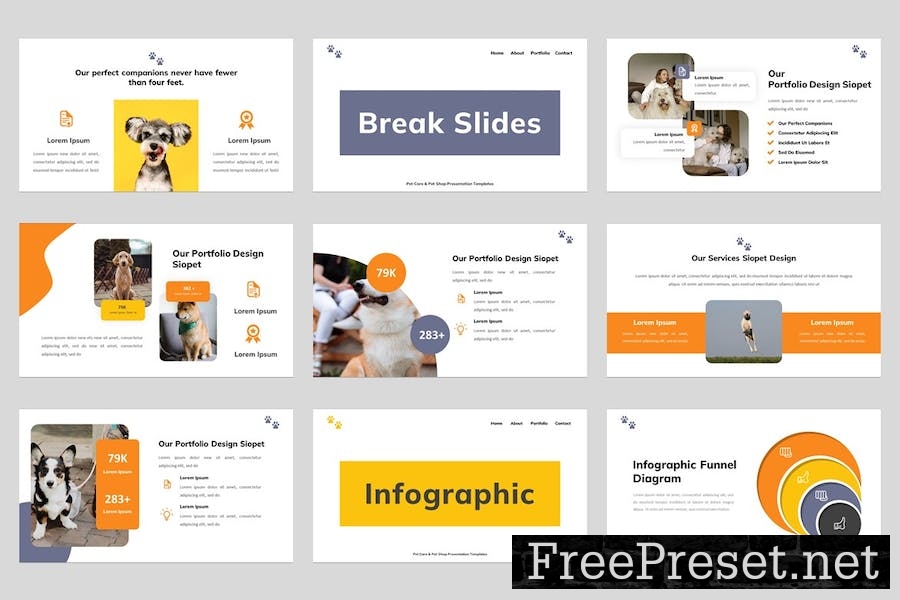 Siopet - Pet Shop Google Slides Template UDN6TN6