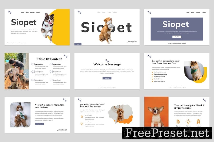 Siopet - Pet Shop Keynote Template P3QQFKW