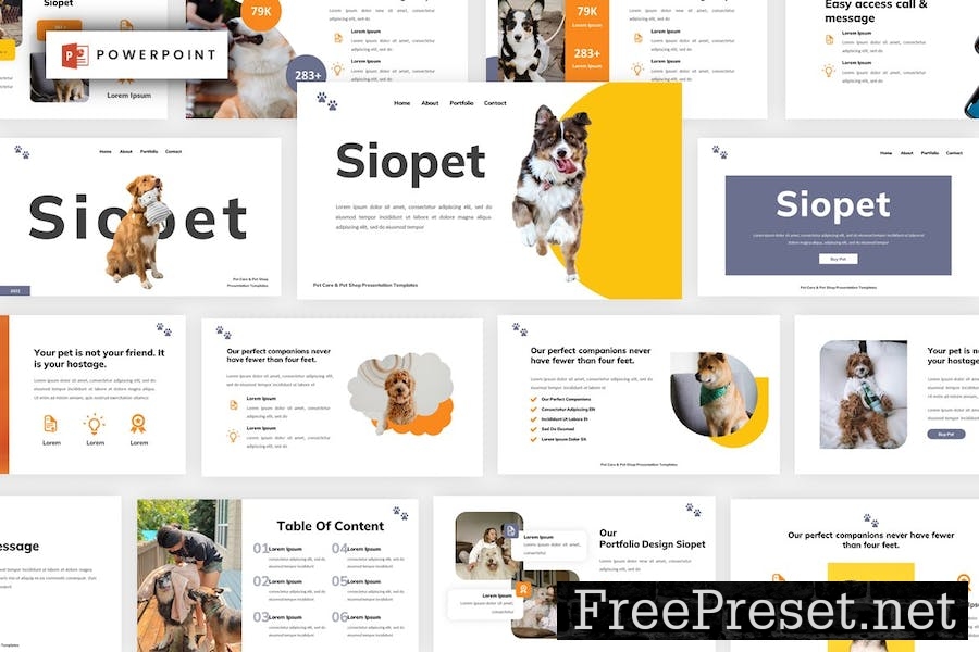 Siopet - Pet Shop Powerpoint Template