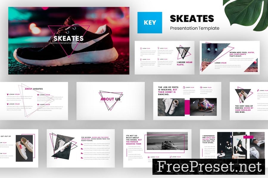 Skeates - Shoes & Sneakers Keynote Template CA55AZB