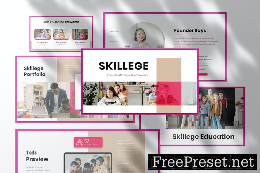 Skillege - Education Presentation PowerPoint XU5R9H3