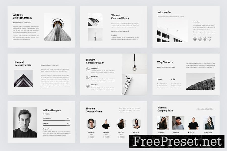 Sliement - Minimalist PowerPoint Template 2V793W6