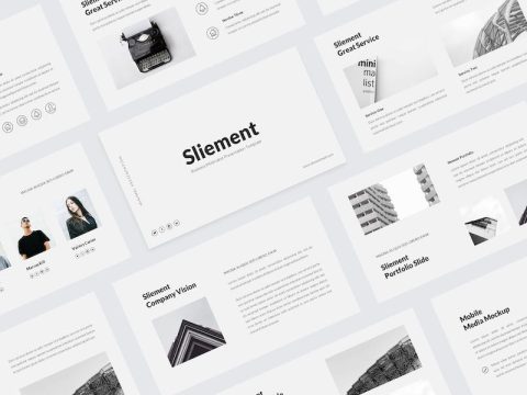 Sliement - Minimalist PowerPoint Template 2V793W6