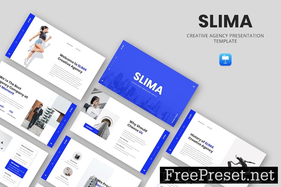 SLIMA - Creative Agency Keynote Template JNHCVUU