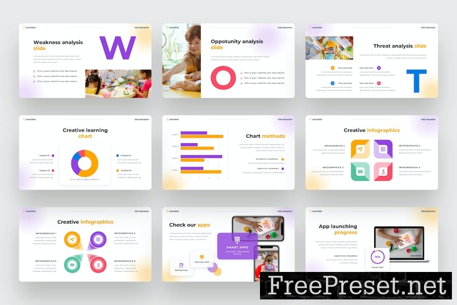 Smartkids - Kids Education Keynote Template VYQRWCM