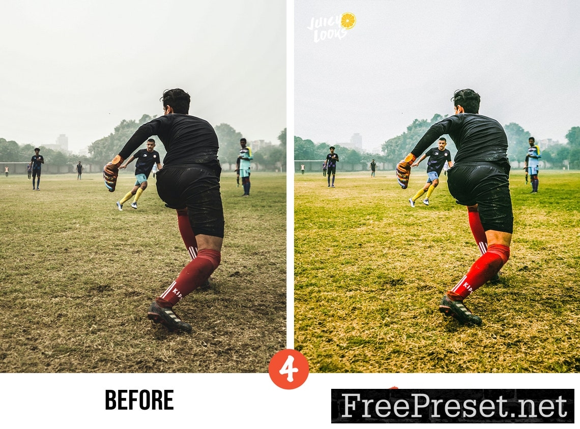 Soccer Lightroom Presets Photoshop