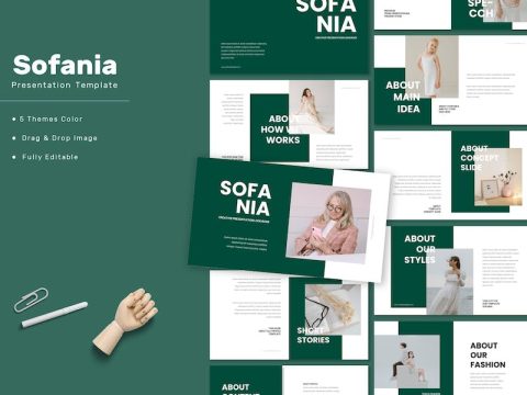 Sofania - Creative Lookbook Keynote Template E8UKNS2