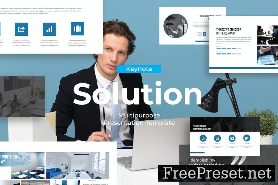 Solution - Keynote Template 6N6J5F8