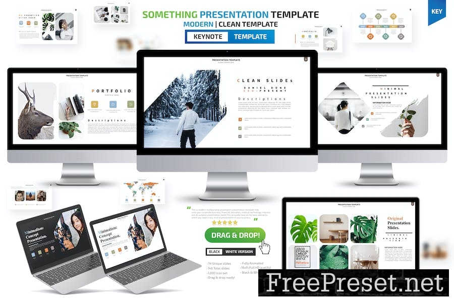 Something Keynote Presentation Template SEVTDTF