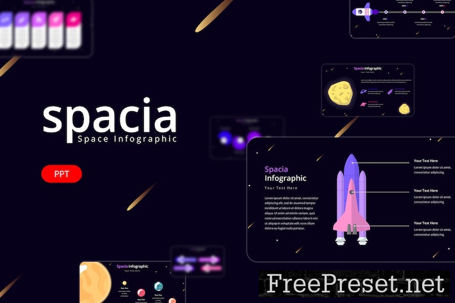 Spacia Infographic - Powerpoint Template ZSE47E6