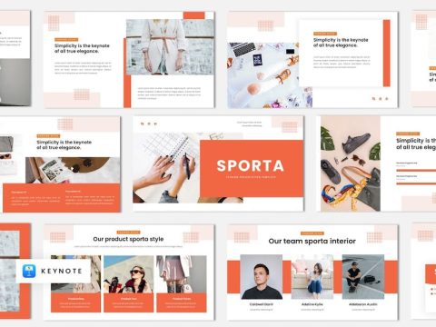 Sporta - Fashion Keynote Template