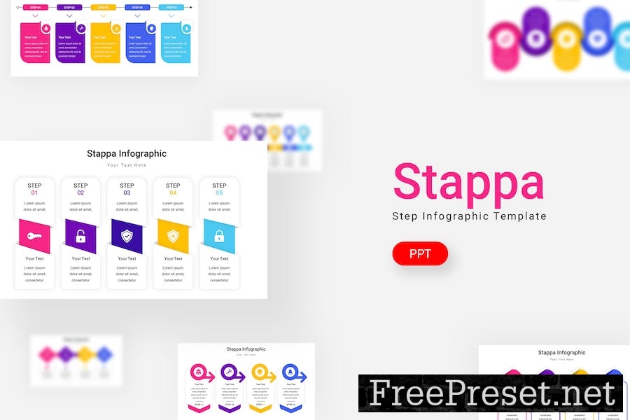 Stappa Infographic - Powerpoint Template 7HMLMVQ