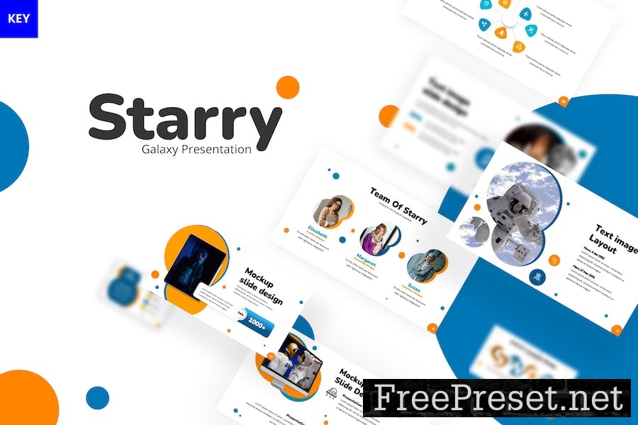 Starry Galaxy - Keynote Template A2UARMU