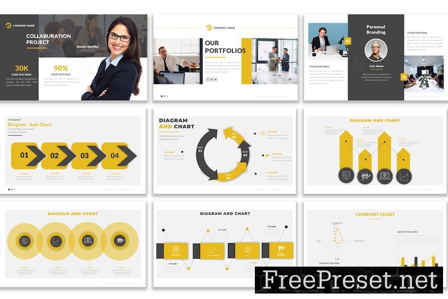 START COMPANY Google Slides Presentation Template LMQ3PDJ