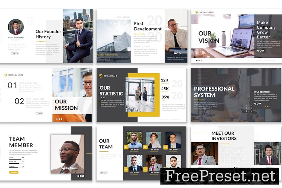 START COMPANY Google Slides Presentation Template LMQ3PDJ