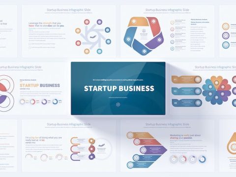 Startup Business - PowerPoint Infographics Slides YKTFNTN