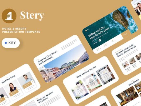 Stery - Hotel & Resort Keynote Template KX69Z7V