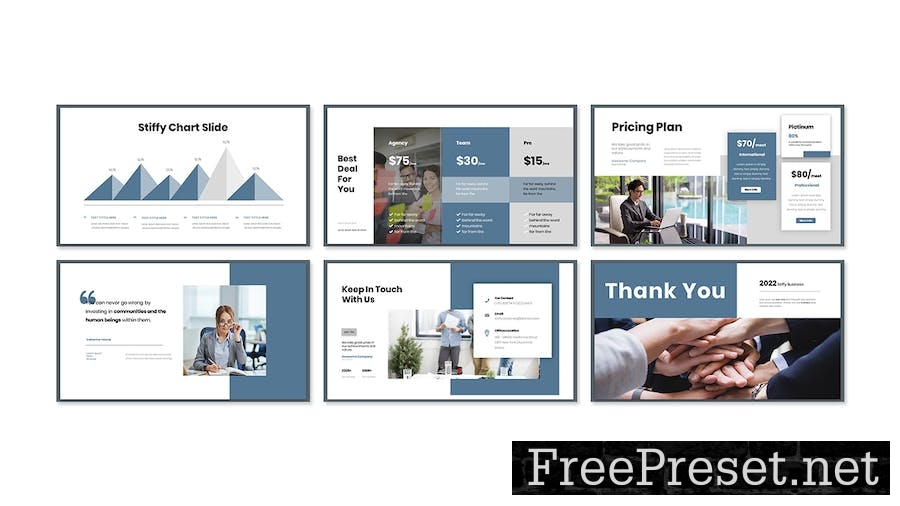 Stiffy Business Presentation Google Slide Template XWJ8EHH