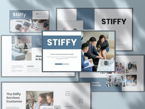 Stiffy Business Presentation Google Slide Template XWJ8EHH